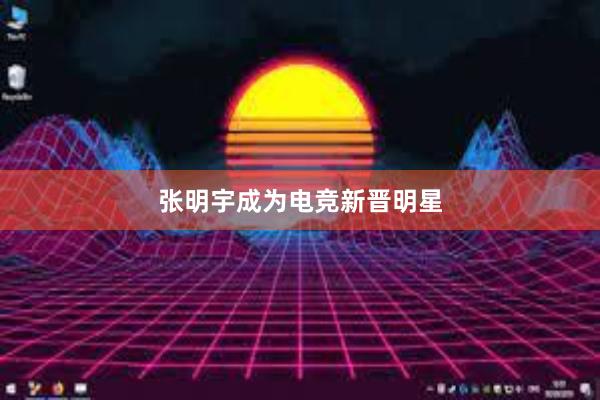 张明宇成为电竞新晋明星