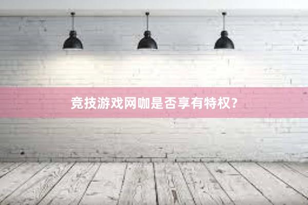 竞技游戏网咖是否享有特权？